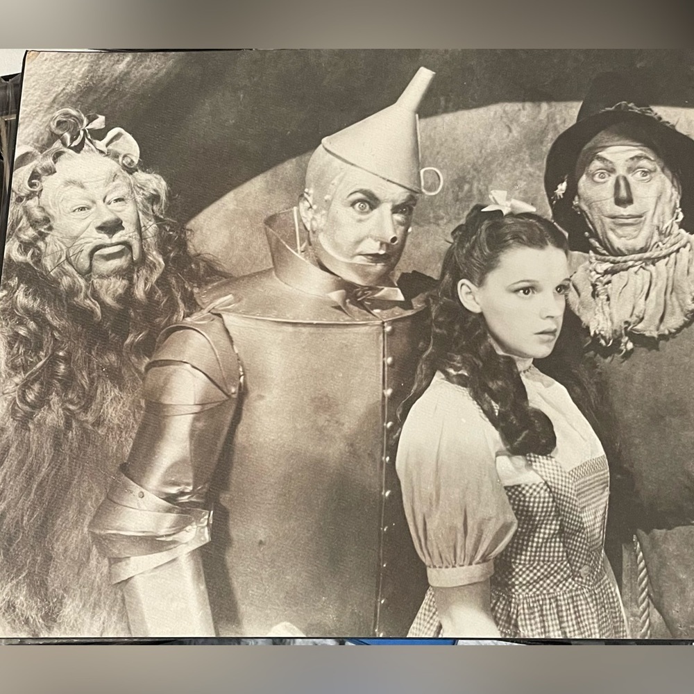 Wizard of Oz Thick Oversized Postcard 1989